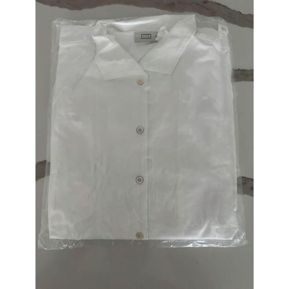 AYR The Tate Button Down Shirt Oxford White Women’s Size Small | New With Tags - Picture 4 of 4